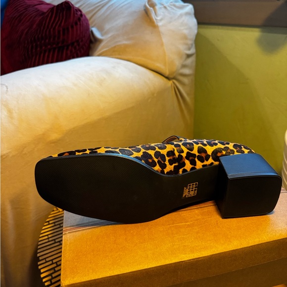 Gorgeous Anthropologie/Mauve Mary Jane Block Heels❤️ NIB EU 41 10/10.5 Leopard - Picture 6 of 7